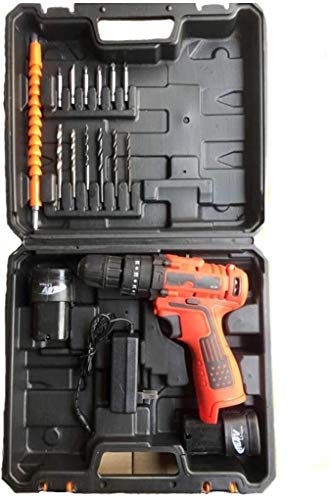 MFJFHK Akkuschrauber, Elektroschrauber, wiederaufladbares Akku-Handbohrer-Set, multifunktionaler kabelloser Haushalts… – Bild 6