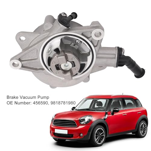Bomba de vacío de freno Luocute, bombas de vacío para aire acondicionado 9818781980, reemplazo de alto rendimiento para 208 308 408 508 2008 3008, instalación sencilla miniatura 3