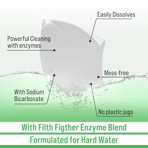 Rockin' Green Hard Rock Travel Laundry Detergent Sheets for Hard Water - Mess-Free Laundry Sheet Detergent with Sodium Bicarbonate - Easily Dissolvable Laundry Soap Sheets (104 Loads, Freshwood Mac)