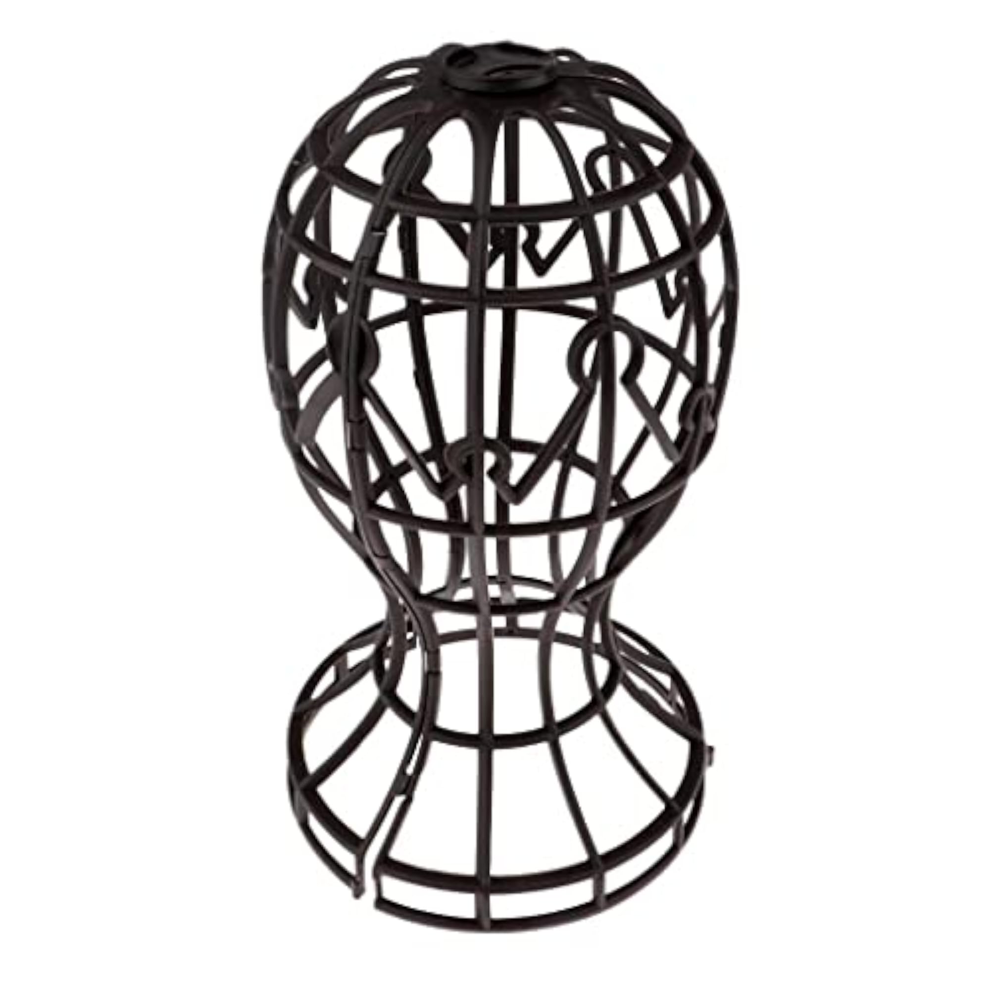 Folding Wig Holder Drying Stand, Brown