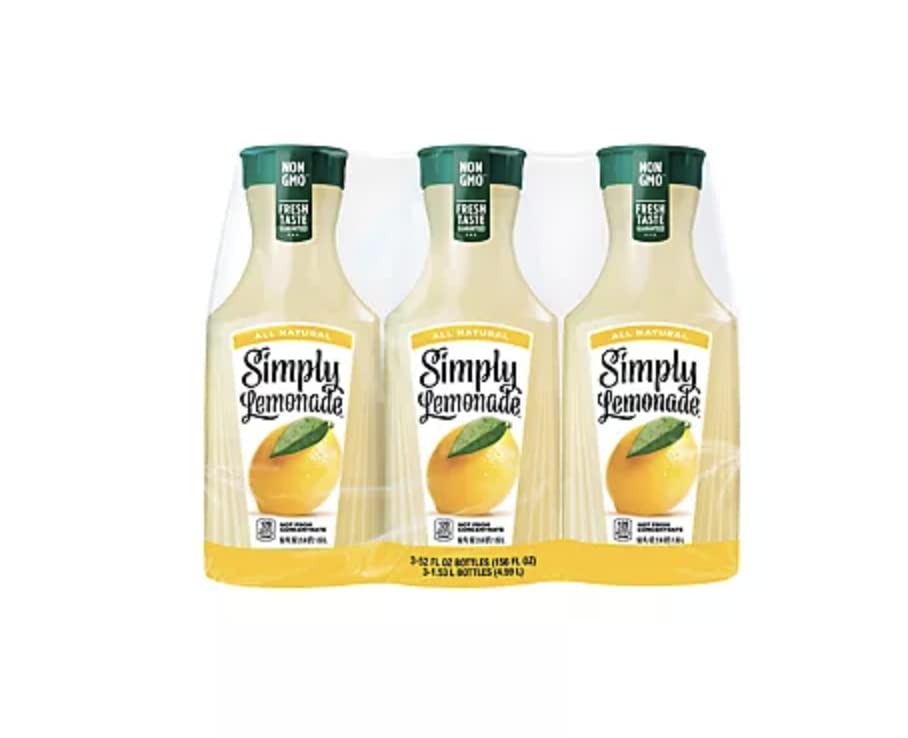 Simply Lemonade 6 Bottles (Total 312 Fl Oz)