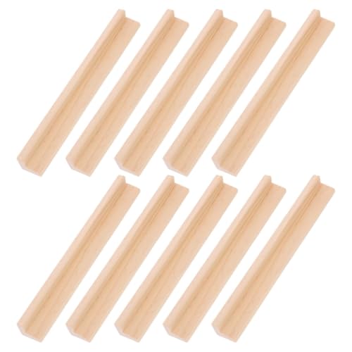 Soportes de madera para fichas de dominó x10 miniatura 1