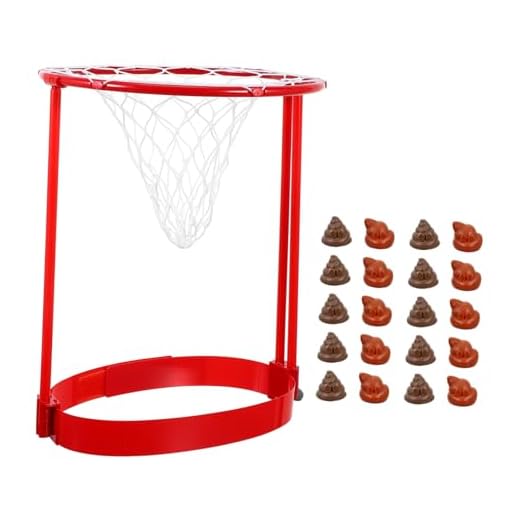 ibasenice 1 Juego Juguete para Tirar Caca Juego De Tirar Caca Juego De Aro De Diadema Caca Real del Trasero Caca De Verdad Juego De Aro De Cabeza Cloruro De Polivinilo Mini Soporte Bebé