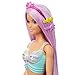 Barbie Mermaid Doll with 7-Inch-Long Pink Fantasy Hair & Colorful Accessories for Styling Play Like Headband & Barrettes