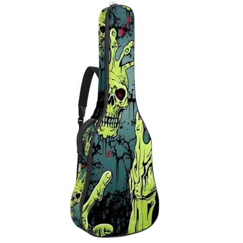 Sac de transport pour guitare acoustique Halloween 42.9 pouces housse étanche