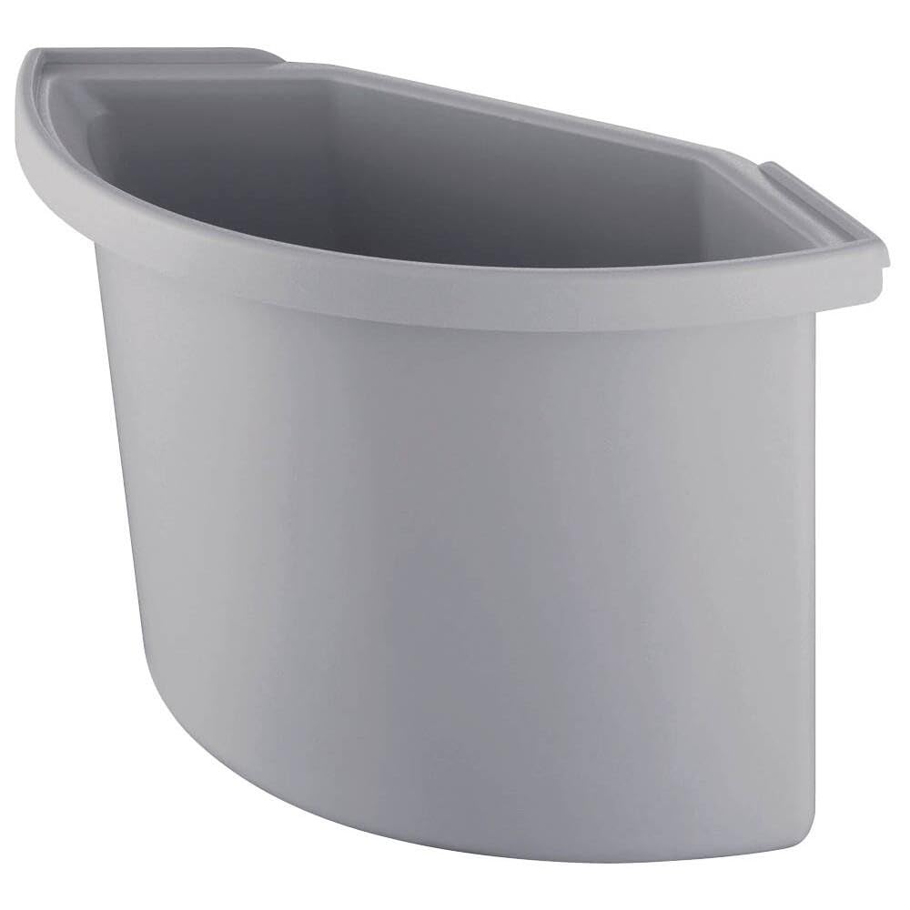 Helit H6106782 Waste Paper Bin Insert for 61057+58 Bin 2 L Capacity Light Grey