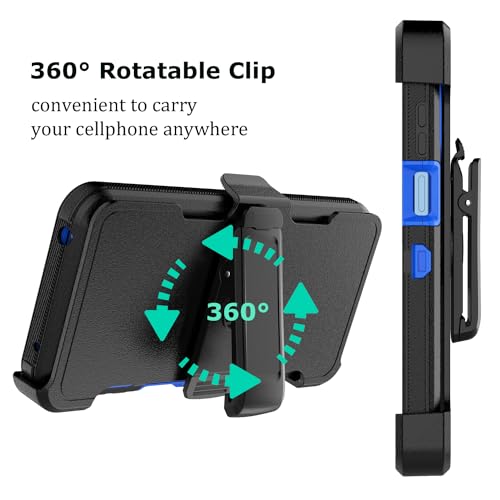 Coque Moto G Play 2024 4G robuste抗震防尘保护壳带背夹 - 3
