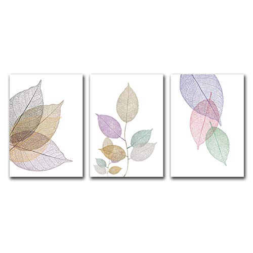 Peinture sur toile scandinave : sublimez un grand mur de salon avec 3 affiches modernes 50x70