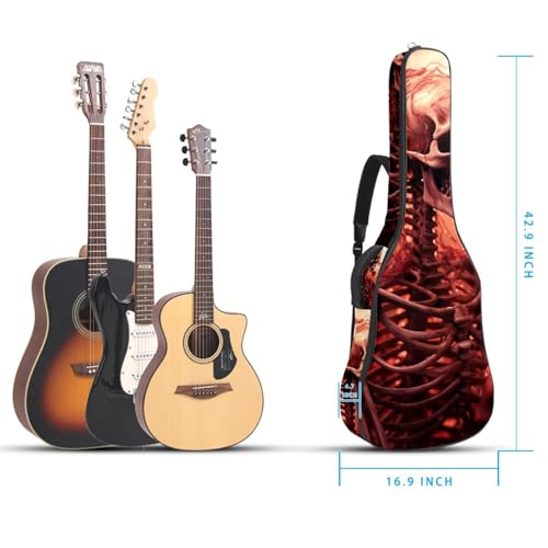 Sac guitare classique Halloween protège instrument sangle réglable - 5