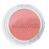 Revolution Blusher Reloaded, Airbrush-Effekt, Aufbaubarer Blush, Weich Mattes Finish, Vegan & Tierversuchsfrei, Peach Bliss, 7.5g