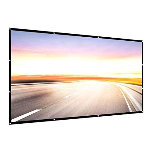 Écran de projecteur 150 pouces 16:9 pliable pour projection home cinéma