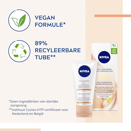 Nivea Essentials 5-in-1 BB Dagcrème – Licht SPF 15, 50 ml - View 6