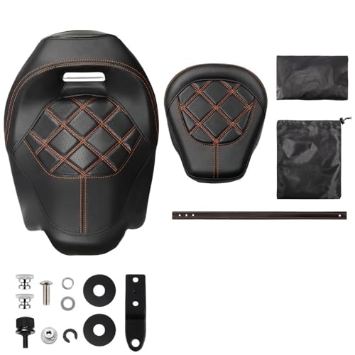 Cojín pasajero de perfil bajo con absorción de impactos para Road King FLHR y CVO