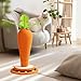 Gralara Cat Scratching Board Cat Scratcher Post Carrot Shape Pet Supplies Furniture Protector Cat Climbing Frame for Playing Lounging