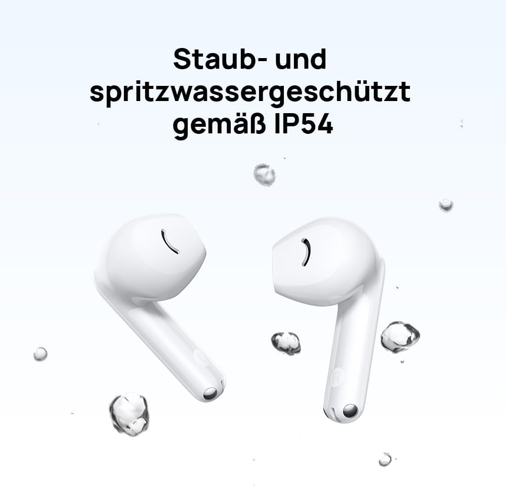 HUAWEI FreeBuds SE 2 Kabellos Kopfhörer, Bis zu 40 Stunden Akkulaufzeit, Leicht und komfortabel, Ausgewogener Klang, Wasserdichtigkeit, keramisch weiß