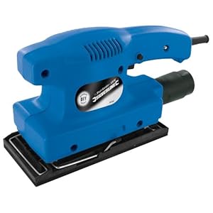 Silverline 521333 DIY 135 W Orbital Sander 1/3 Sheet 135 W, Blue