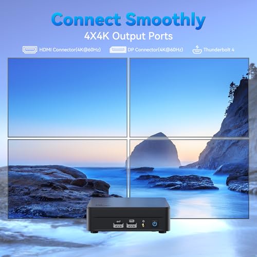 Image of Intel NUC 13 Pro,NUC13ANKi3 Versatile Mini PC 8GB RAM&512GB SSD with Core i3-1315U Processor (6Core&Up to 4.5GHz Turbo,Intel Iris Xe Graphics) Support 4K /WiFi6E /BT5.3 /OS preinstalled