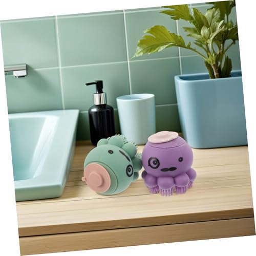 Cepillo de masaje para mascotas ifundom con dispensador de champú 7