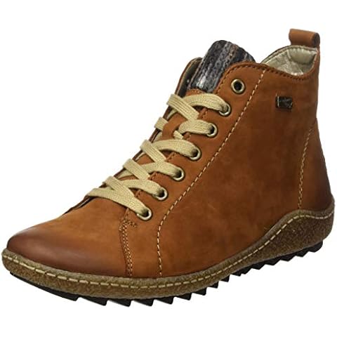 Remonte Women's R4789 Ankle Boot, noccia/Grey/ 22, 6 UK Cover