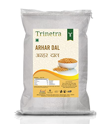 Image of Trinetra Arhar Dal (Toor Dal) | Protein-Rich for Everyday Cooking | 20kg