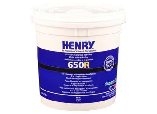 Henry 650 R Releasable Bond Pressure Sensitive Adhesive 1 gal.
