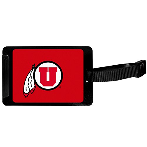 Siskiyou Sports Unisex NCAA Utah Utes Luggage Tag, Black, 3.25"