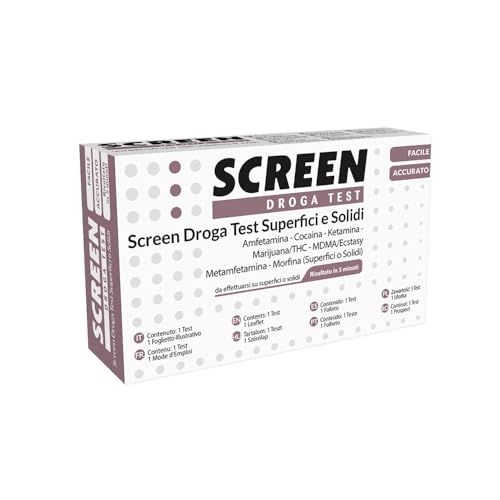 Screen Prueba de Drogas Superficies Polvos