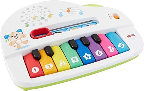 Amazon Com Fisher Price Laugh Learn Silly Sounds Light Up Piano Multicolored Small Toys Games
