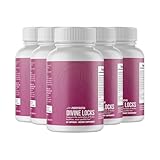 Divine Locks Complex Advanced Unique Hair Growth, Scalp Nourishment | Dietary Supplement | 5 Bottles