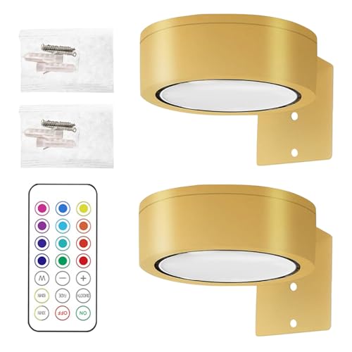 Genérico Luz Para Cuadros A Pilas Artística - Iluminación Magnética Para Pared Con Mando - Lámpara LED Con 13 Modos, Decoración Para Dormitorio Y Pasillo