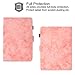 6.5-7.5 inch Universal Tablet Case, Newshine PU Leather Stand Cover for Samsung Galaxy Tab A/4 7.0 Tablet, Amazon Kindle Fire 7 (2015/2017) and Other Around 7.0'' Models, DC-Pink