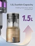 Ultenic Aspirateur Balai sans Fil, 55kPa/60min Aspirateur sans Fil, Technologie GreenEye, Tube Pliable, Brosse de Sol TangleTame, Puissant pour Poils Animaux, Sol Dur et Voiture - 9
