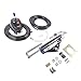 Mixizap 150HP Hydraulic Steering System for Outboard Boats, Single Station Single Engine Marine Steering Kit with 2-Way Lock Cylinder, High-Pressure Pump & Reinforced Nylon Hoses