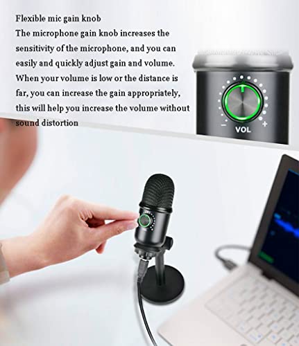 Microphone de streaming USB supercardioïde pour enregistrement PC - 6