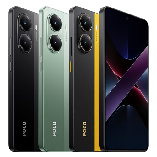 Image of Xiaomi Poco X7 PRO 5G + 4G LTE (for Tmobile Mint Tello & Global) (512GB + 12GB) Ai 6.67 inch 50MP Gamers Phone NFC Dual sim Unlocked Model 2412DPC0AG (Yellow)