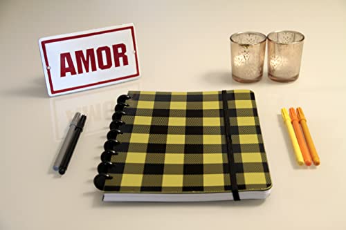 Confetti - Caderno Smart Médio Vichy Capa Amarelo