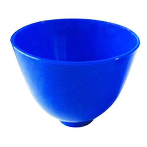 S&Dent 2PCS Large Size 130 * 96mm 690ml Dental PVC Rubber Mixing Bowl for Alginate and Plaster Materials Color Random