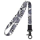 HONZUEN Lanyard, Long Neck Lanyard Key Lanyard, Sturdy Durable Id Badge Lanyard for Women & Men, Cut