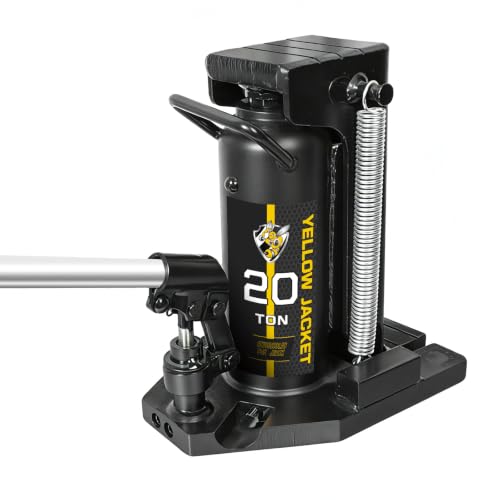 Image of YELLOW JACKET Toe Jack, 20T /10T Low Profile Hydraulic Jack, Heavy Duty Claw Jack
