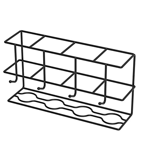 Dodamour Wall Mounted Umbrella Storage Rack, Umbrella Storage Drain Rack, Self Adhesive Household Umbrella Holder (Black) #TOP6