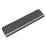 Black Anti Slip Stair Treads Non Skid 60 Grit Safety Tape with Stripe 6