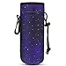 Water Bottle Carrier,Insulated Neoprene Water Gym Travel bottle Holder Bag Protector Sleeve Case Pouch Cover 0.6L or 0.75L, Great for Stainless Steel and Plastic Bottles (STAR)