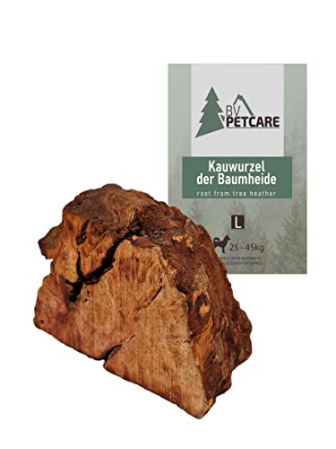 BV Petcare® Kauwurzel der Baumheide für Hunde | Kausnack | Spielzeug & Kaumuskeltraining für Hunde (L) Cover