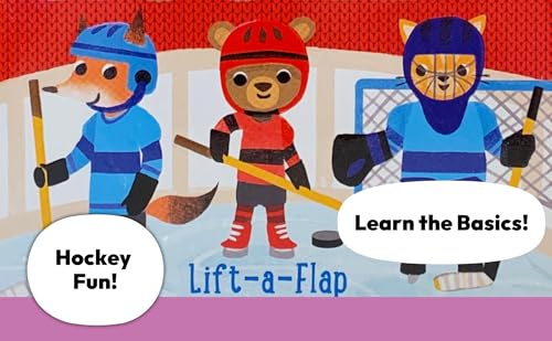 Image of Let's Play Hockey! A Lift-a-Flap Board Book for Babies and Toddlers, Ages 1-4