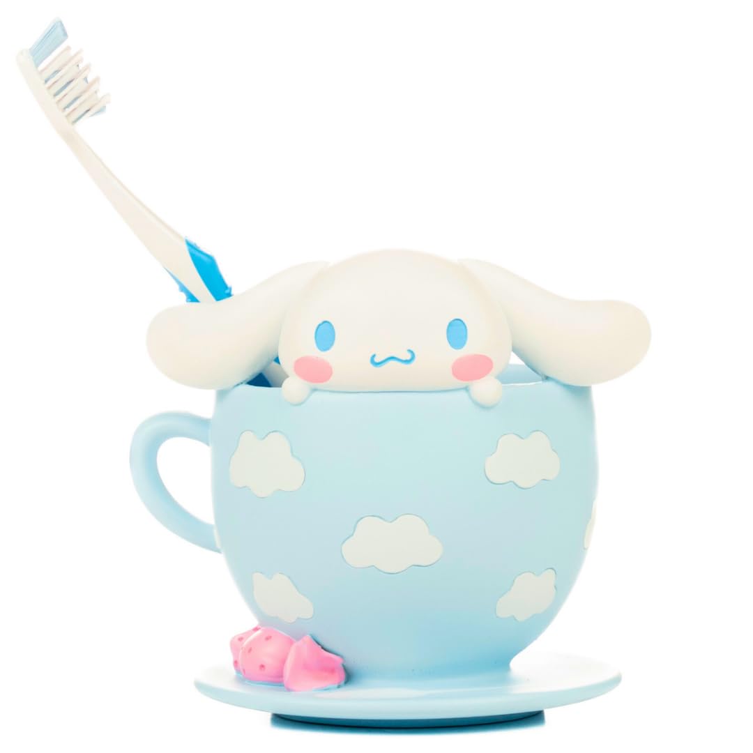 Collectibles Cinnamoroll Toothbrush Holder - Makeup Brushes/Pens Tumbler, (Officially Licensed Product) by Franco