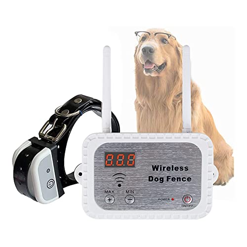 JUSTPET Wireless Dog Fence Electric Pet Containment System, Adjustable