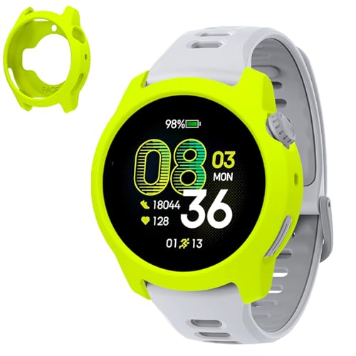 For COROS PACE 4 �P�[�X �V���R���� �J�o�[ YANMONGI �ی�P�[�X �ϏՌ� �S�ʕی� �Ռ��z�� �ȈՒ��E �y�� ���ϋv �ی�J�o�[ COROS PACE 4 �Ή�(�O���[���j