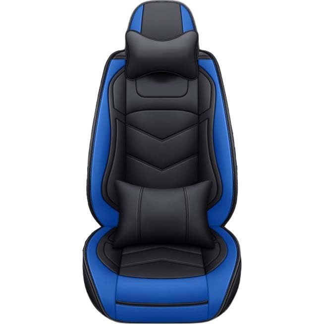 Coussin Cuir Housse Siege Voiture de Luxe Finition Rembourree pour VW Passat Jetta