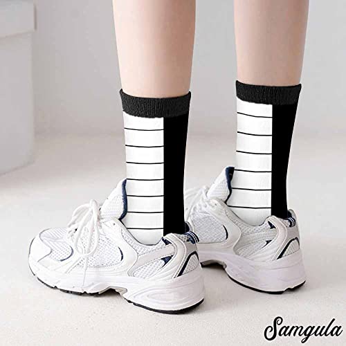 Image of Crew Socks for Woman Size 6-8 Tropical Wildlife Bright Teal Girls Socks