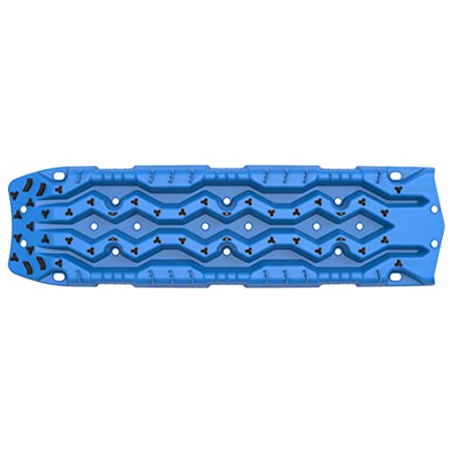 Tred Pro Tredprobu Recovery Boards Traction Tracks With Teeth, Exotred Composite Construction Sipe-Lock Grip Profile. Ideal For Unstocking Your 4X4 Vehicle – Blue / Black #TOP5